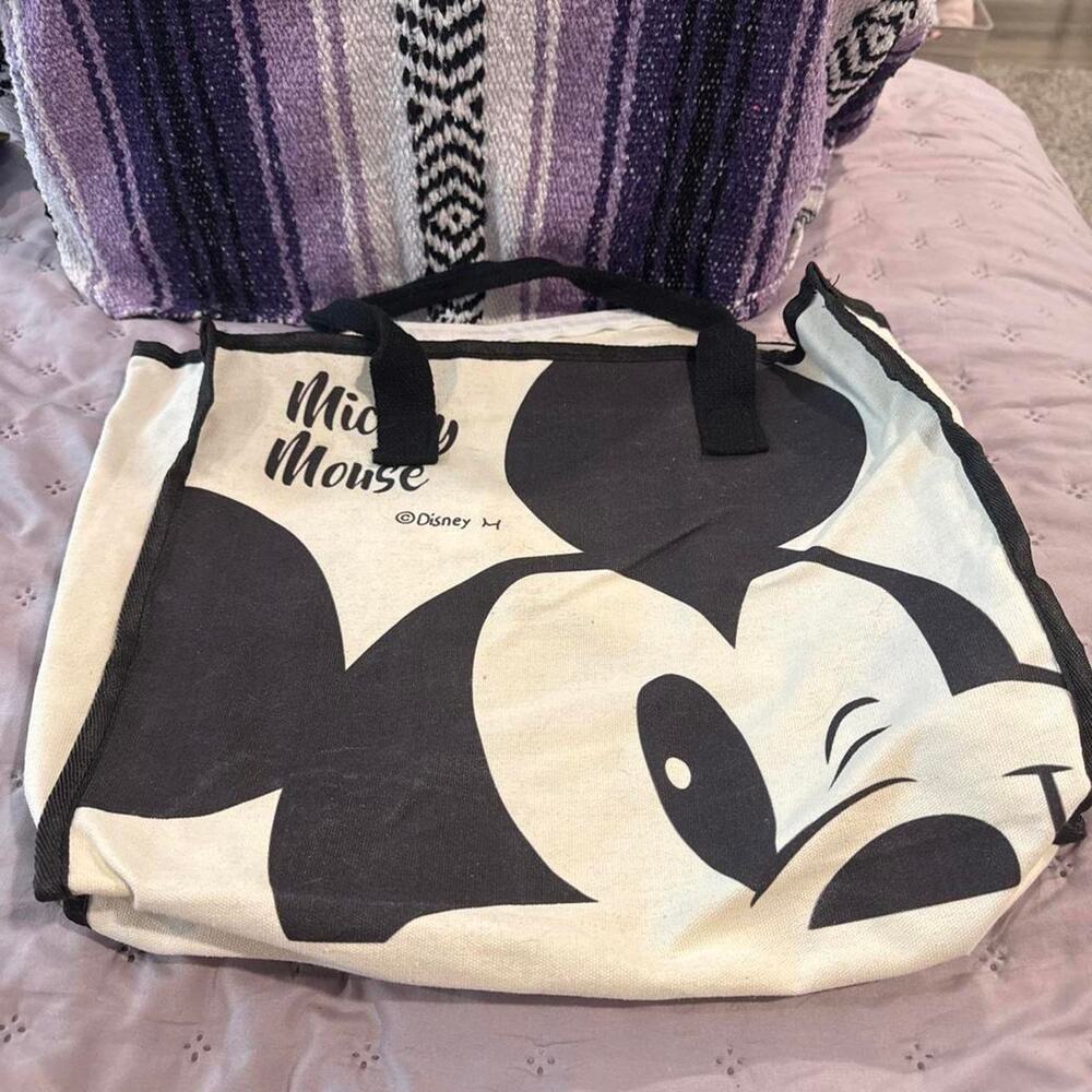 Disney mickey mouse canvas tote